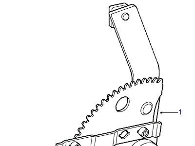 C01300 WINDOW REGULATOR-REAR-MANUAL  Discovery 1 (L25)