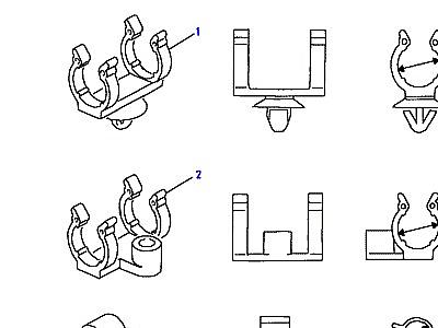 D03025 CLIPS-CRADLE & SWIVEL  Discovery 1 (L25)