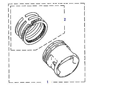 G04120 PISTON, CONNECTING ROD & BEARINGS  Discovery 1 (L25)