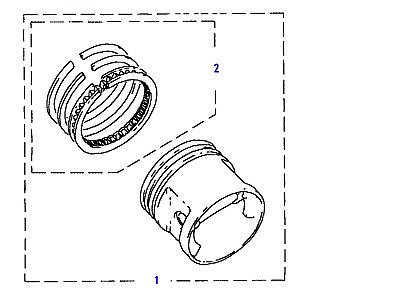 G05140 PISTON,CONNECTING ROD & BEARINGS  Discovery 1 (L25)