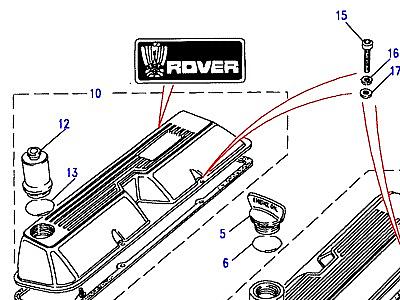 G05170 ROCKER COVER  Discovery 1 (L25)