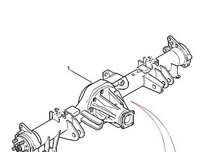 B06005 AXLE В СБОРЕ REAR  Discovery 2 (L50)