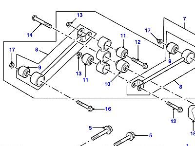 B07010 RADIUS ARM  Discovery 2 (L50)