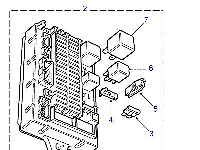 D05005 FUSE BOX-INTERIOR  Discovery 2 (L50)