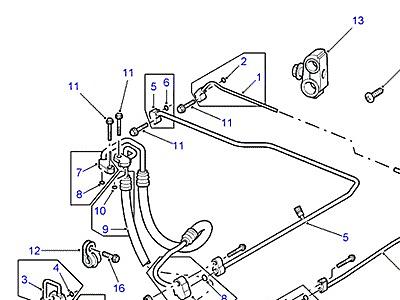 F03045 HOSES FRONT SYSTEM  Discovery 2 (L50)