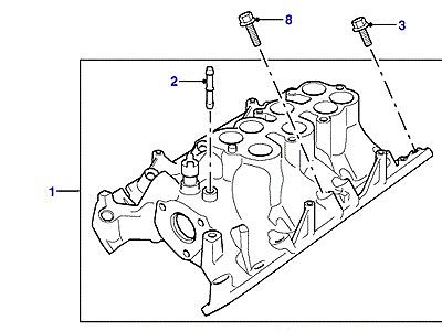 G02105 INLET MANIFOLD LOWER  Discovery 2 (L50)