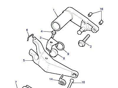 J01010 CLUTCH RELEASE MECHANISM  Discovery 2 (L50)