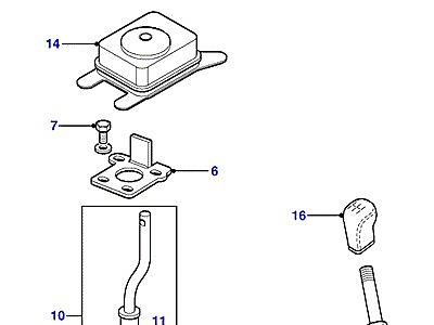 J01030 GEARCHANGE & LEVER  Discovery 2 (L50)