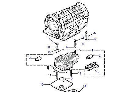 J02040 SUMP, VALVE BLOCK AND SOLENOIDS  Discovery 2 (L50)