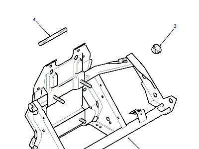 O02010 STEERING COLUMN SUPPORT BRACKETS  Discovery 2 (L50)