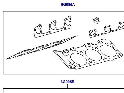 309AEUC КОМПЛЕКТ ПРОКЛАДОК ДВИГАТЕЛЯ 4.0 БЕНЗИН V6  Discovery 4 (L319)