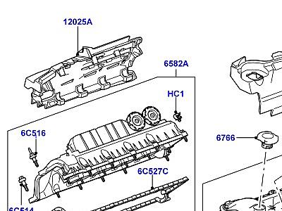 309AEYH КРЫШКА ГОЛОВКИ ЦИЛИНДРОВ 5.0L OHC SGDI NA V8 БЕНЗИН  Discovery 4 (L319)