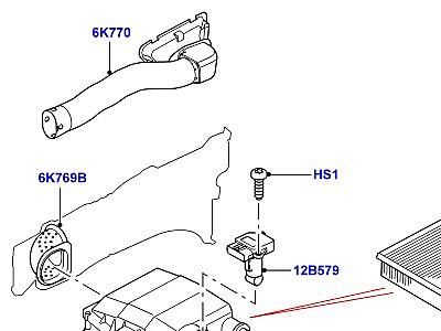 311AFIB ВОЗДУШНЫЙ ФИЛЬТР 4.0 БЕНЗИН V6  Discovery 4 (L319)