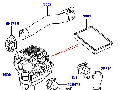 311AFJ6 ВОЗДУШНЫЙ ФИЛЬТР 3.0 ДИЗЕЛЬ 24V DOHC TC  Discovery 4 (L319)