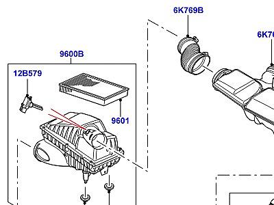 311AFKH ВОЗДУШНЫЙ ФИЛЬТР 5.0L OHC SGDI NA V8 БЕНЗИН  Discovery 4 (L319)