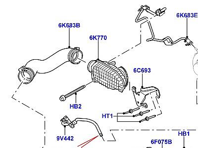 311AFO6 ПРОМ.ТЕПЛООБМ/ВОЗДУХОВОДЫ И ШЛАНГИ 3.0 ДИЗЕЛЬ 24V DOHC TC  Discovery 4 (L319)