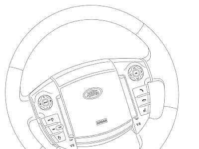 316AHTO ПЕРЕКЛЮЧЕНИЕ ПЕРЕДАЧ - АКПП 8 SPEED AUTO TRANSMISSION STEERING WHEEL  Discovery 4 (L319)