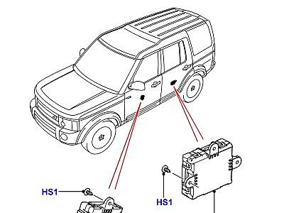 420AHM МОДУЛИ И ДАТЧИКИ АВТОМОБИЛЯ ДВЕРЬ  Discovery 4 (L319)