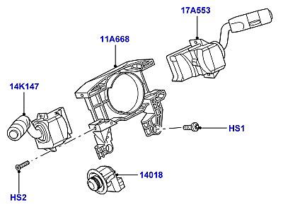 420AHP ПЕРЕКЛЮЧАТЕЛИ РУЛЕВАЯ КОЛОНКА  Discovery 4 (L319)