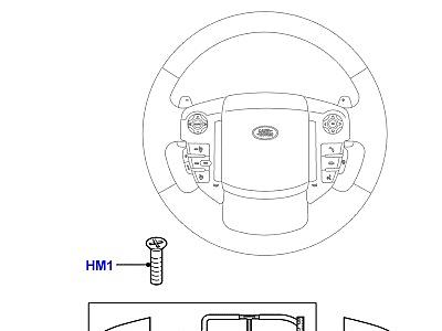 420AHQ ПЕРЕКЛЮЧАТЕЛИ STEERING WHEEL  Discovery 4 (L319)