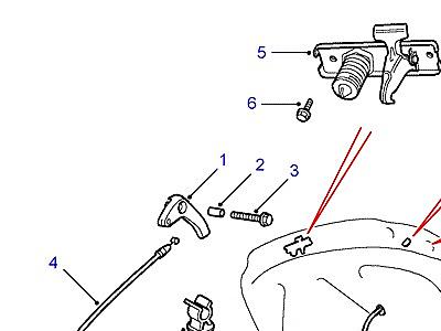 C01020 BONNET LOCK  Freelander 1 (L314)