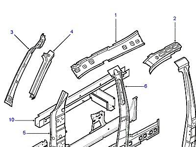 C01045 FRONT INNER BODYSIDE PANELS  Freelander 1 (L314)