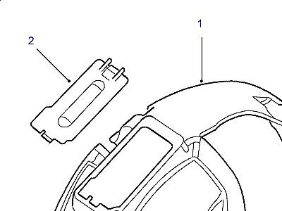 C01050 FRONT WHEELARCH LINER  Freelander 1 (L314)