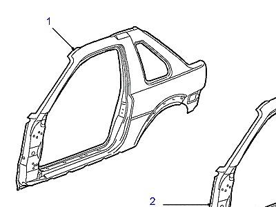 C01065 BODYSIDE OUTER PANELS  Freelander 1 (L314)