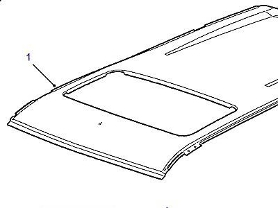 C01100 ROOF В СБОРЕ  Freelander 1 (L314)