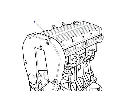 G01040 ENGINE STRIPPED  Freelander 1 (L314)