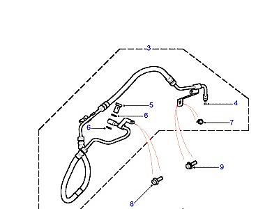 P01030 HOSES - FEED AND SUCTION  Freelander 1 (L314)