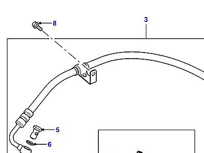 P01060 HOSES - FEED AND SUCTION  Freelander 1 (L314)