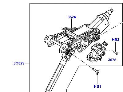 219AGB РУЛЕВАЯ КОЛОНКА  Freelander 2 (L359)