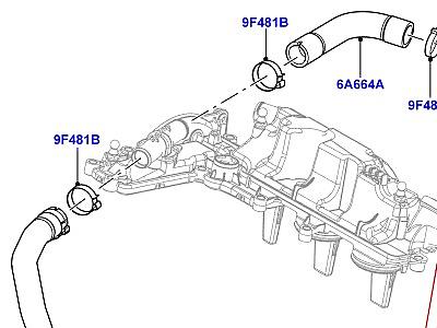 307ADY2 СИСТЕМА ПОНИЖЕНИЯ ТОКСИЧНОСТИ ВЫХЛОПА 2.2 SINGLE TURBO ДИЗЕЛЬ  Freelander 2 (L359)