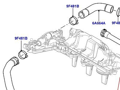 307ADZ2 СИСТЕМА ПОНИЖЕНИЯ ТОКСИЧНОСТИ ВЫХЛОПА 2.2 SINGLE TURBO ДИЗЕЛЬ  Freelander 2 (L359)