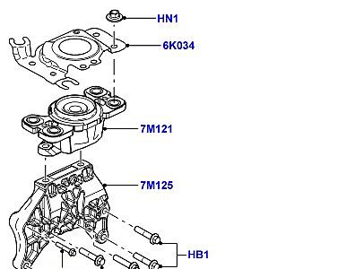 517ALS ОПОРА КОРОБКИ ПЕРЕДАЧ  Freelander 2 (L359)