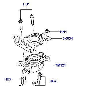 517ALT ОПОРА КОРОБКИ ПЕРЕДАЧ  Freelander 2 (L359)