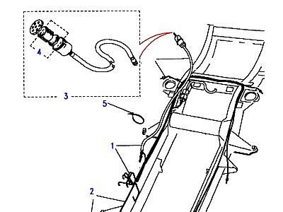 B02005 AIR PIPE HARNESS  Range Rover Classic