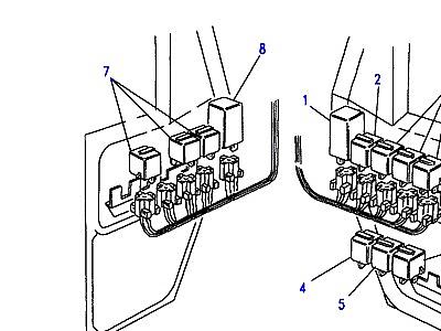 D11015 RELAYS - FOOTWELL  Range Rover Classic