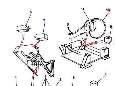 D11020 RELAYS - FOOTWELL  Range Rover Classic