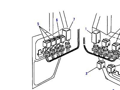 D11045 RELAYS - FOOTWELL  Range Rover Classic