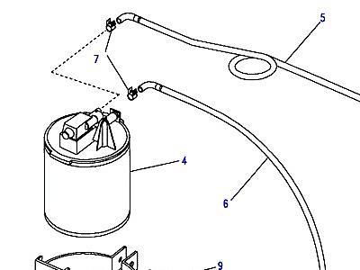 I01035 CHARCOAL CANISTER CONT.  Range Rover Classic