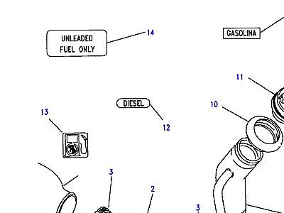 I01055 FUEL FILLER  Range Rover Classic