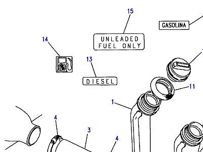 I01060 FUEL FILLER CONT.  Range Rover Classic