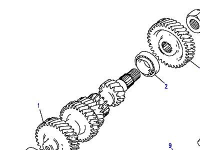 J01040 LAYSHAFT - REVERSE IDLER  Range Rover Classic