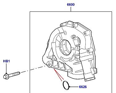 301AAUD МАСЛЯНЫЙ НАСОС 4.2 БЕНЗИН V8 SUPERCHRGED  Range Rover (L322)