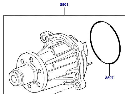 302ABP9 НАСОС ОХЛАЖДАЮЩЕЙ ЖИДКОСТИ 3.6 V8 32V DOHC EFI ДИЗЕЛЬ  Range Rover (L322)