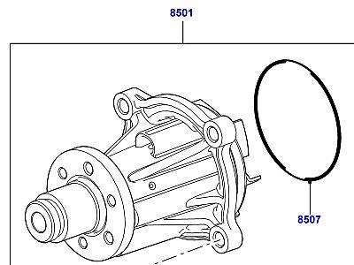 302ABPA НАСОС ОХЛАЖДАЮЩЕЙ ЖИДКОСТИ 3.6 V8 32V DOHC EFI ДИЗЕЛЬ  Range Rover (L322)