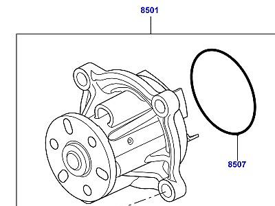 302ABPE НАСОС ОХЛАЖДАЮЩЕЙ ЖИДКОСТИ 4.4L DOHC ДИЗЕЛЬ V8 DITC  Range Rover (L322)