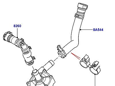 302ABRI НАСОС ОХЛАЖДАЮЩЕЙ ЖИДКОСТИ 5.0L OHC SGDI SC V8 БЕНЗИН, ВСПОМОГАТЕЛЬНЫЙ БЛОК  Range Rover (L322)